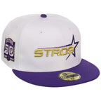 Houston Astros Side A: Track One New Era 59FIFTY (White/Purple)