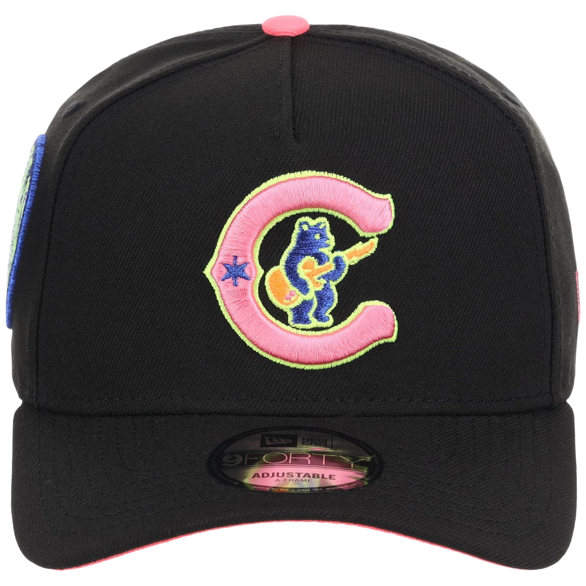 Chicago Cubs MLB Main Stage Black Neon New Era 9FORTY AF