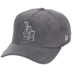 Los Angeles Dodgers MLB Gray x Suede FASHION CORE New Era 9FORTY A-Frame