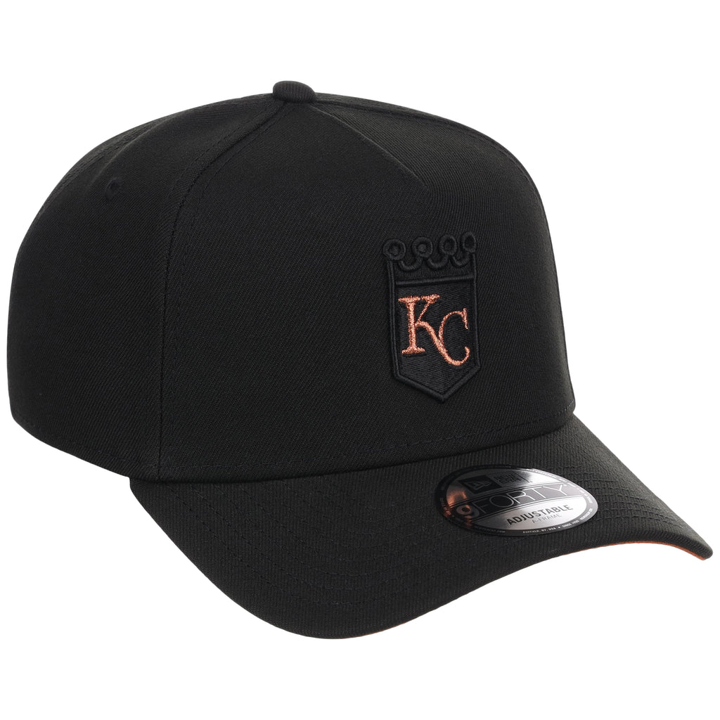 Kansas City Royals MLB Black x Rust FASHION CORE New Era 9FORTY A-Frame