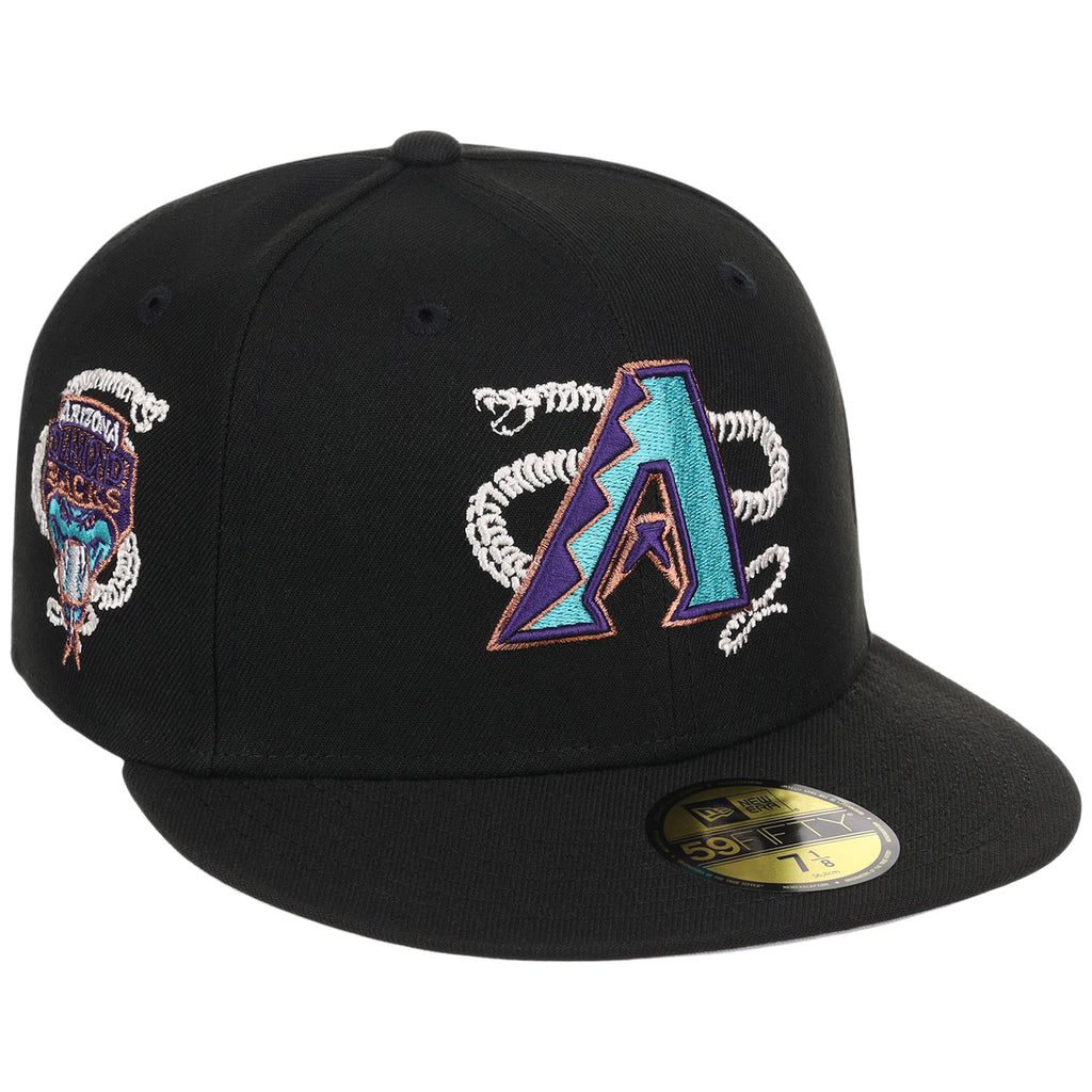 Arizona Diamondbacks Phoenix Crown the City New Era 59FIFTY (Black/Black)