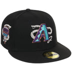 Arizona Diamondbacks Phoenix Crown the City New Era 59FIFTY (Black/Black)