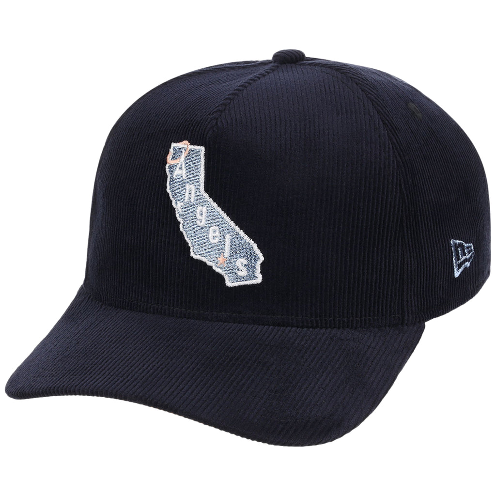 California Angels MLB Peach Ice Navy Cord New Era 9FORTY A-Frame – 4