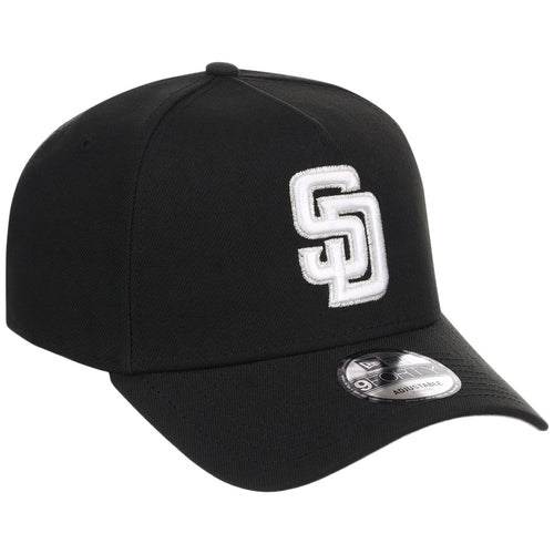 San Diego Padres MLB Black x White FASHION CORE New Era 9FORTY A-Frame