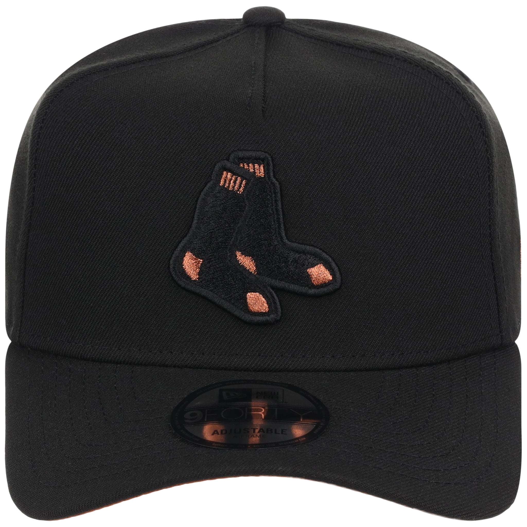 Boston Red Sox MLB Black x Rust FASHION CORE New Era 9FORTY A-Frame