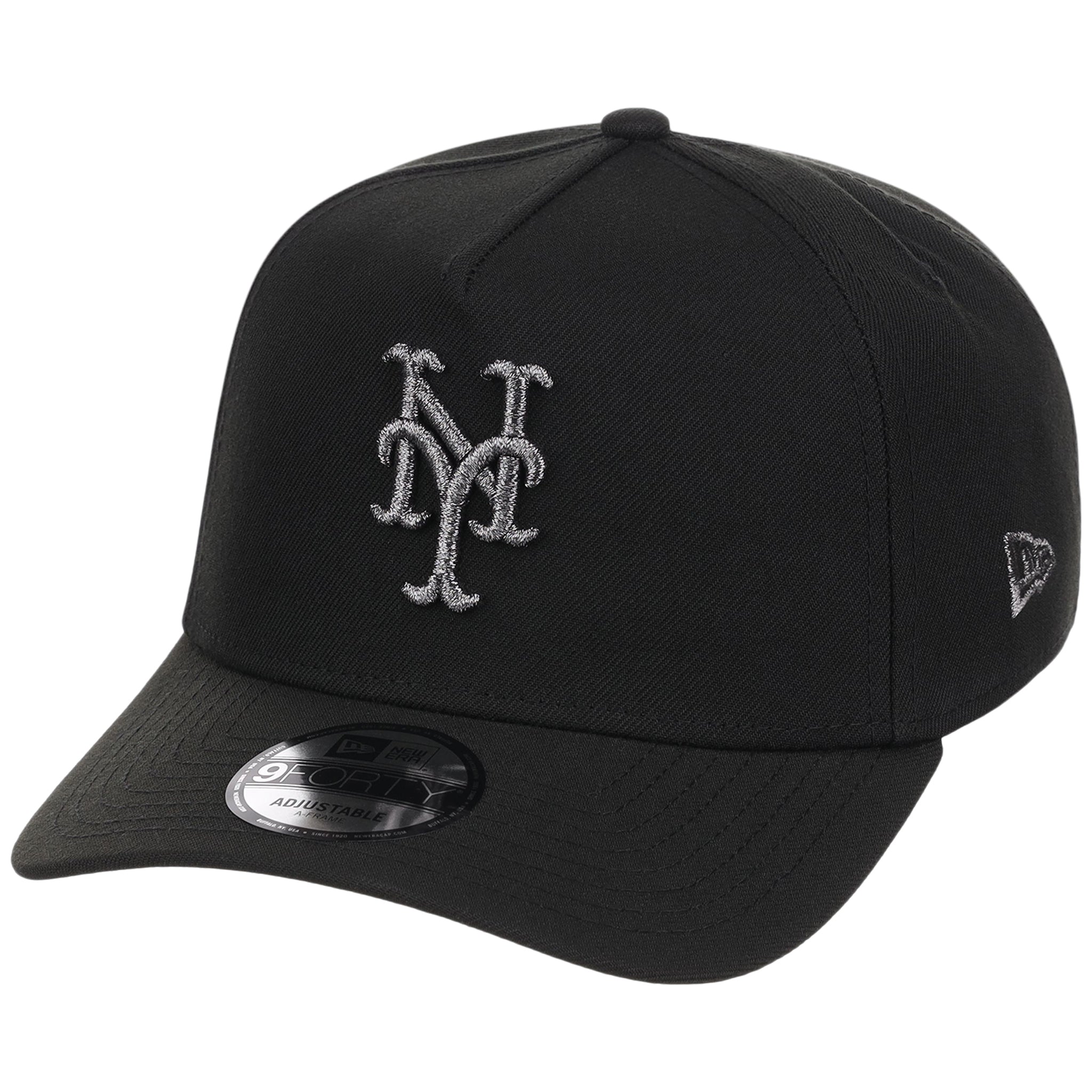 New York Mets MLB Liquid Titanium New Era 9FORTY A-Frame