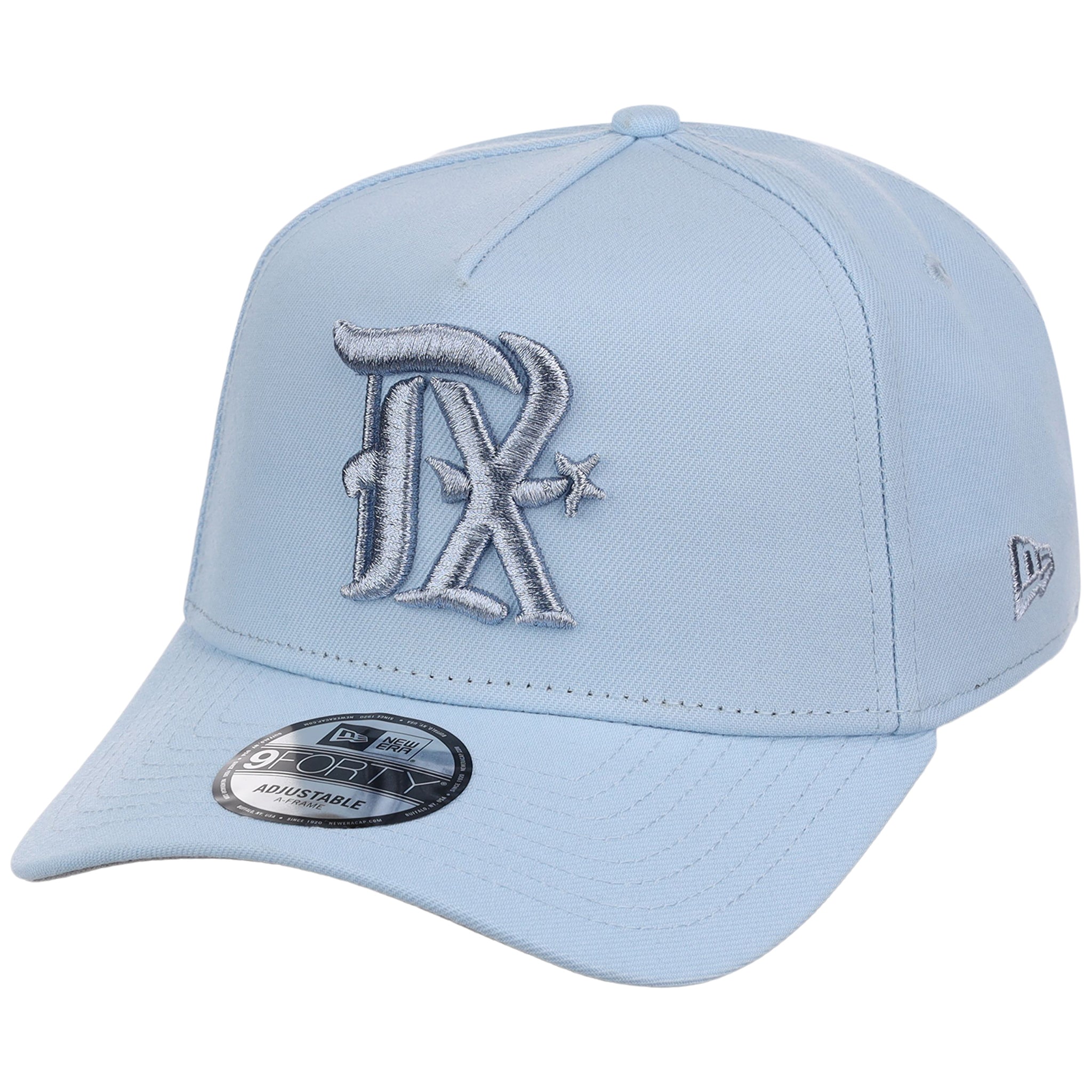 Texas Rangers MLB Glacial Blue New Era 9FORTY A-Frame