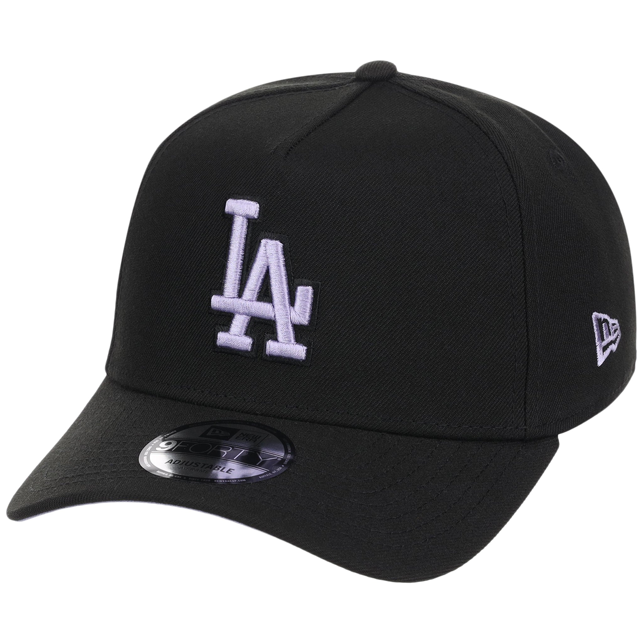 Los Angeles Dodgers MLB Black x Lavender FASHION CORE New Era 9FORTY A-Frame