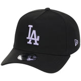 Los Angeles Dodgers MLB Black x Lavender FASHION CORE New Era 9FORTY A-Frame