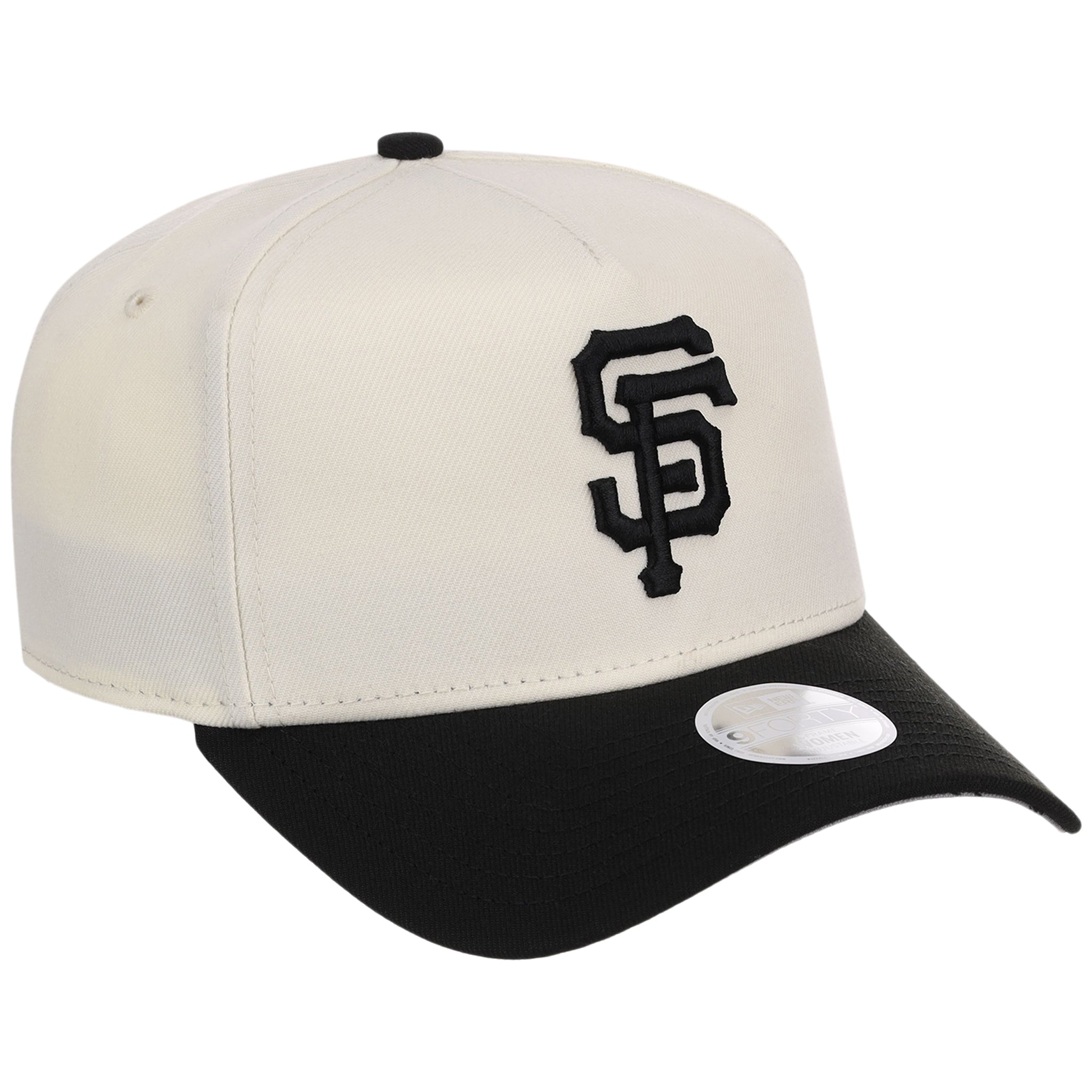 San Francisco Giants Women's New Era 9FORTY Chrome x Black A-Frame