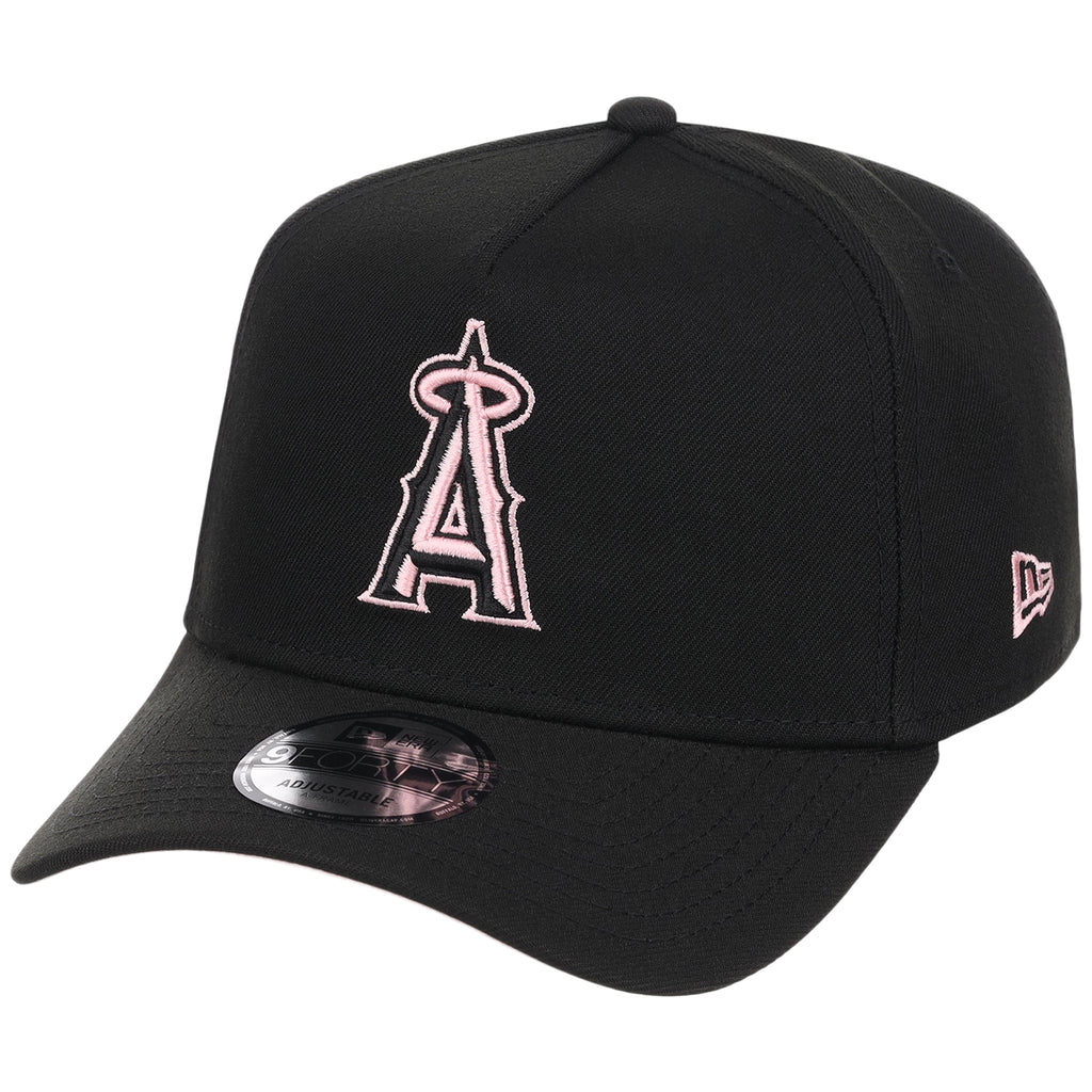 Anaheim Angels MLB Black x Pink FASHION CORE New Era 9FORTY A-Frame
