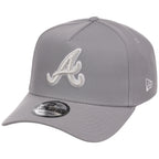 Atlanta Braves MLB Gray x White FASHION CORE New Era 9FORTY A-Frame