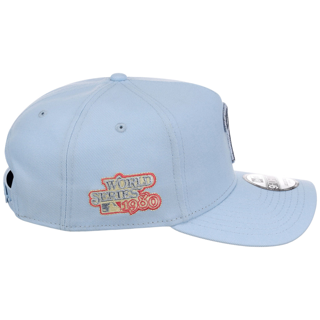 Philadelphia Phillies MLB Glacial Blue New Era 9FORTY A-Frame
