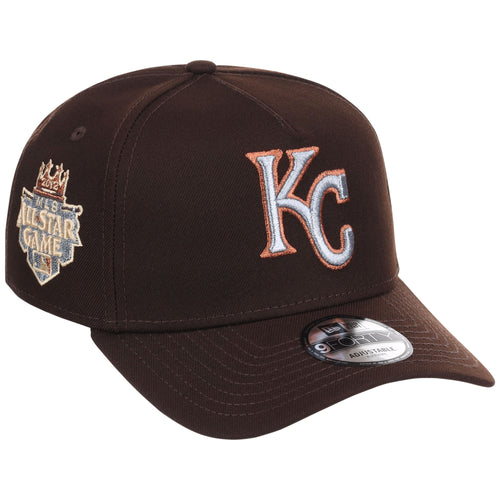 Kansas City Royals MLB Frosted Bark New Era 9FORTY A-Frame