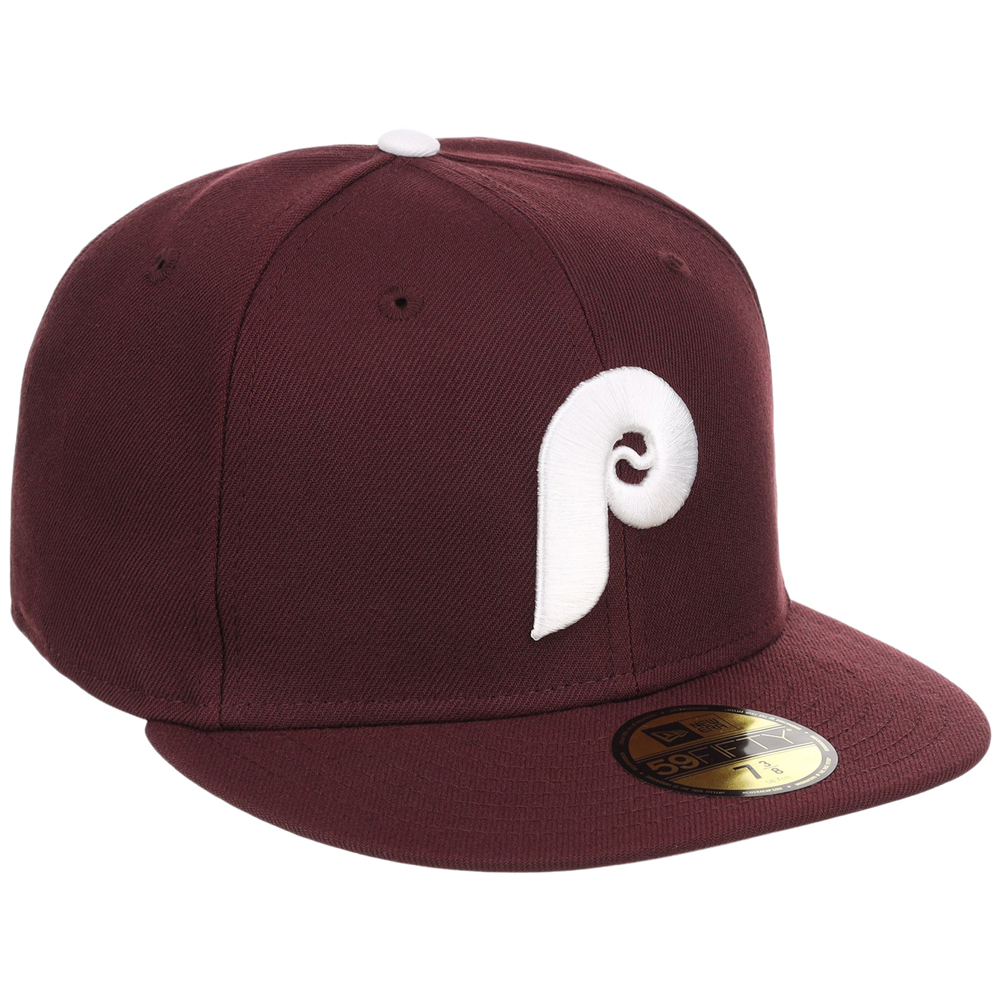 Philadelphia Phillies MLB Cooperstown Authentic Collection New Era 59FIFTY (Maroon/Maroon)
