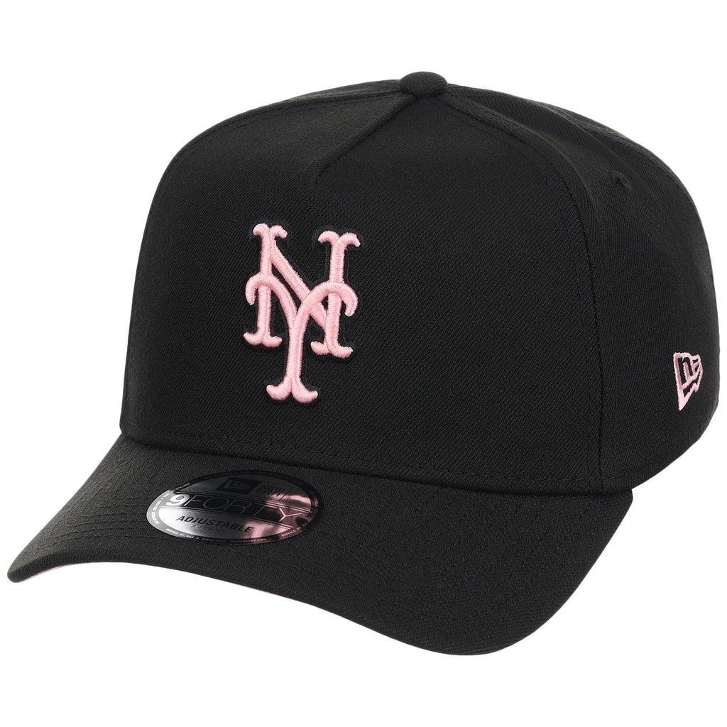New York Mets MLB Black x Pink FASHION CORE New Era 9FORTY A-Frame