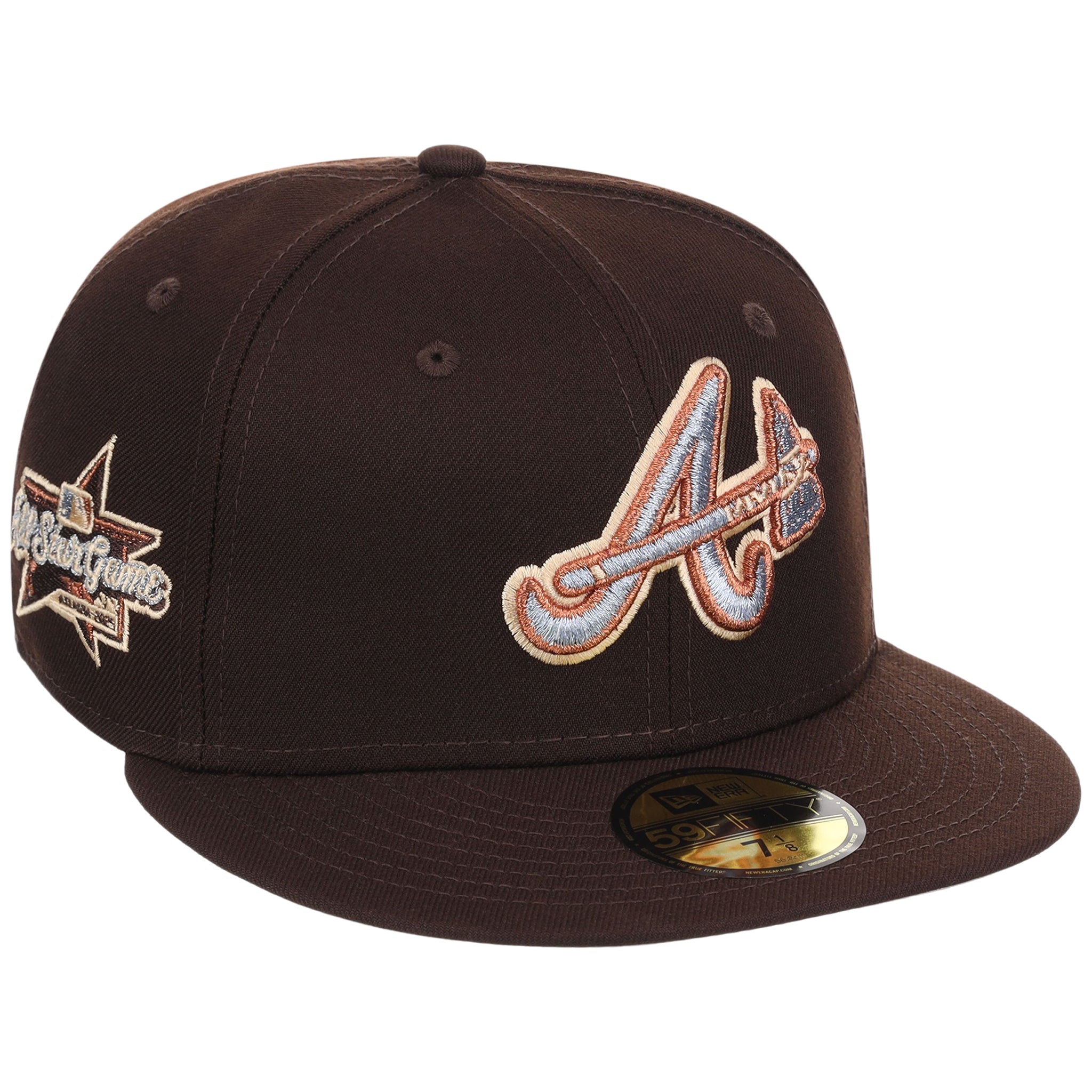 Atlanta Braves MLB Frosted Bark New Era 59FIFTY