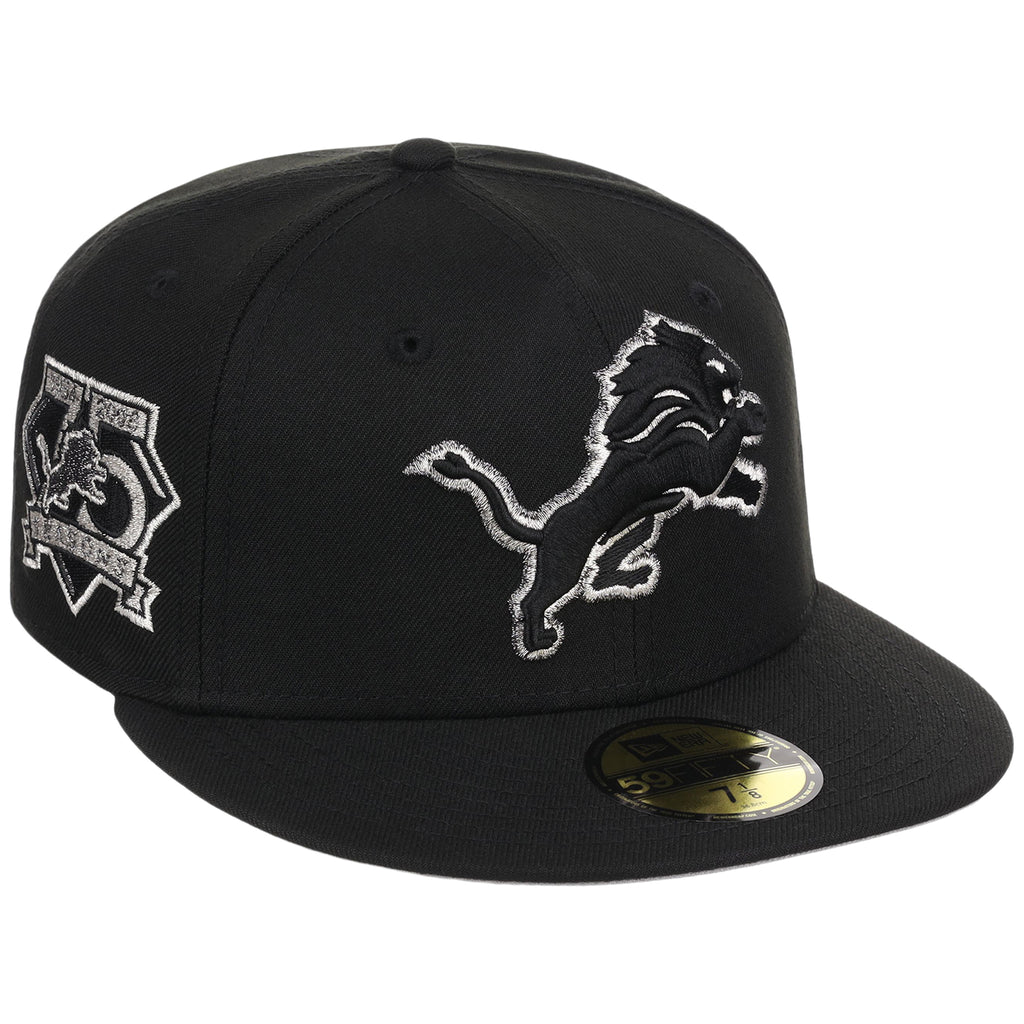 Detroit Lions NFL Liquid Titanium New Era 59FIFTY