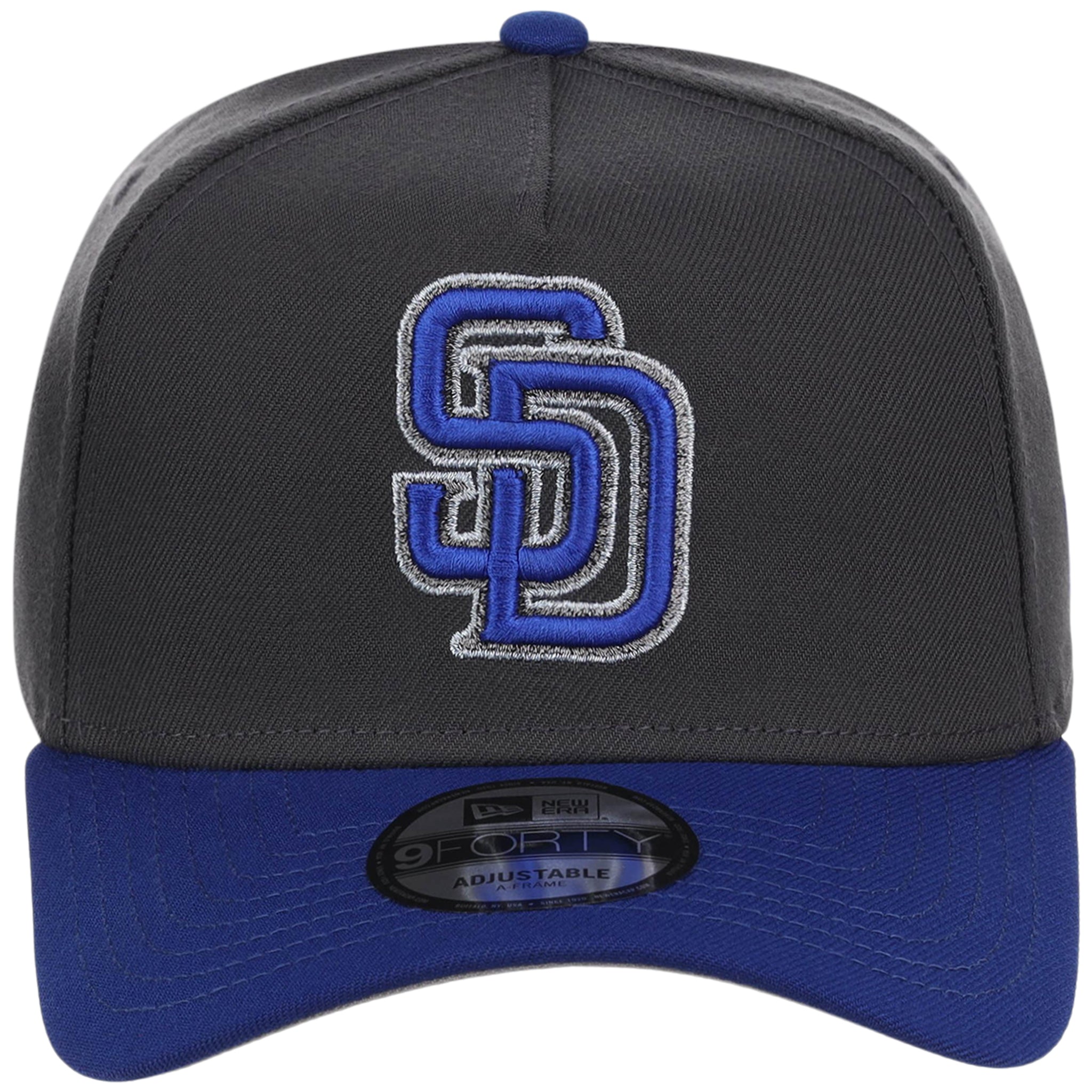 San Diego Padres MLB Graphite x Royal FASHION CORE New Era 9FORTY A-Frame