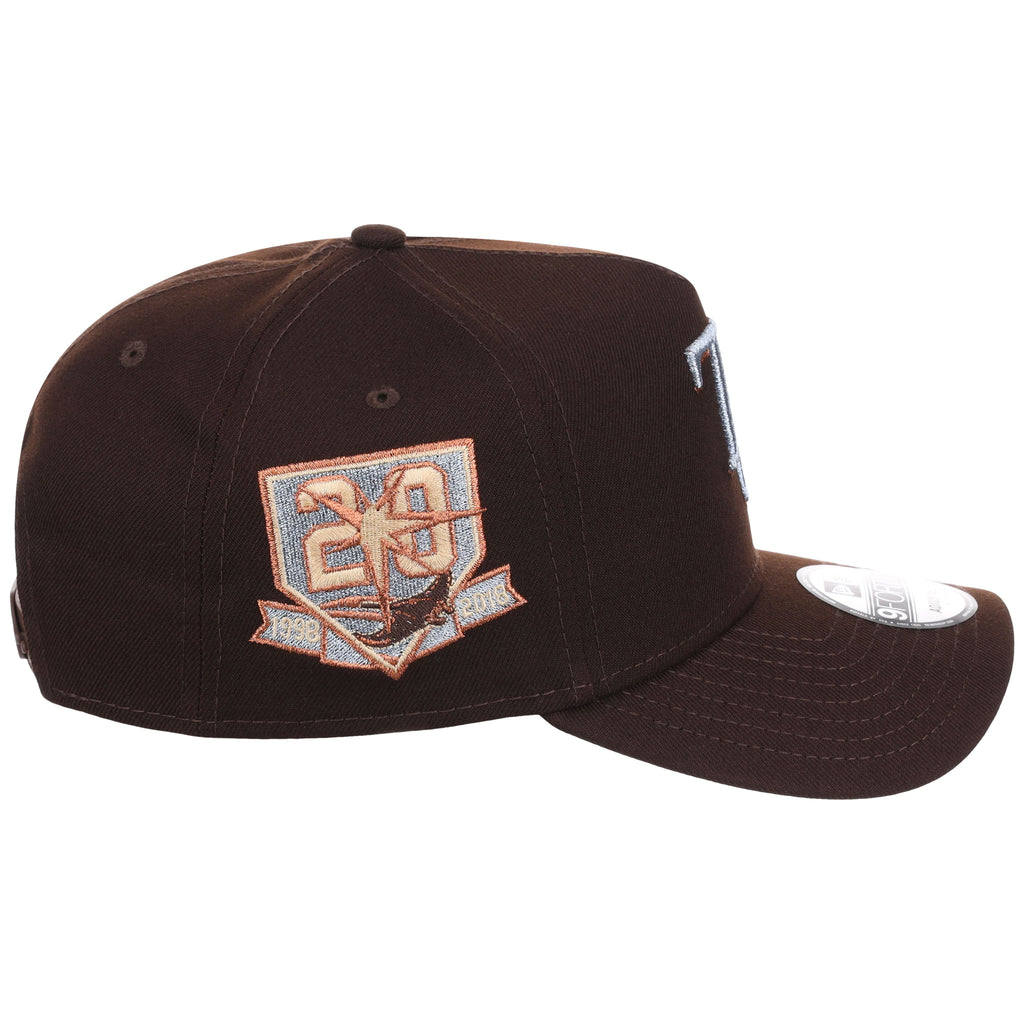 Tampa Bay Rays MLB Frosted Bark New Era 9FORTY A-Frame