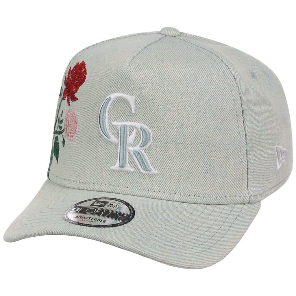 Colorado Rockies MLB Denim Flower New Era 9FORTY