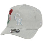 Colorado Rockies MLB Denim Flower New Era 9FORTY