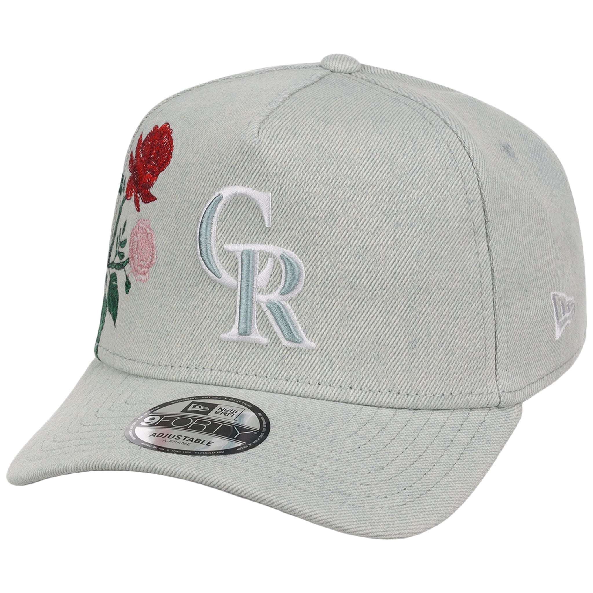 Colorado Rockies MLB Denim Flower New Era 9FORTY