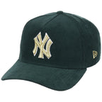 New York Yankees MLB Dark Green Cord FASHION CORE New Era 9FORTY A-Frame