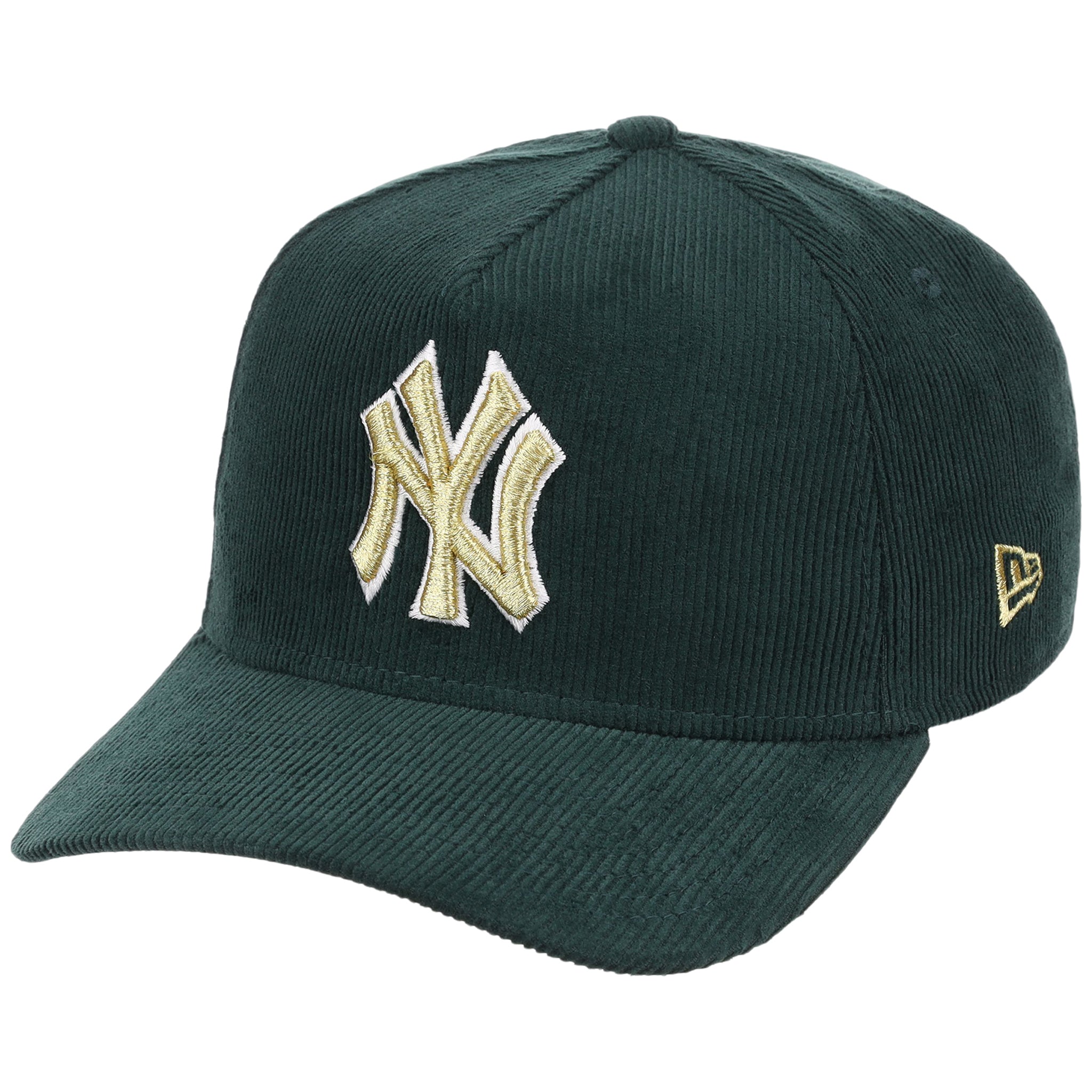 New York Yankees MLB Dark Green Cord FASHION CORE New Era 9FORTY A-Frame