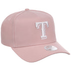 Texas Rangers Women's New Era 9FORTY Pink A-Frame
