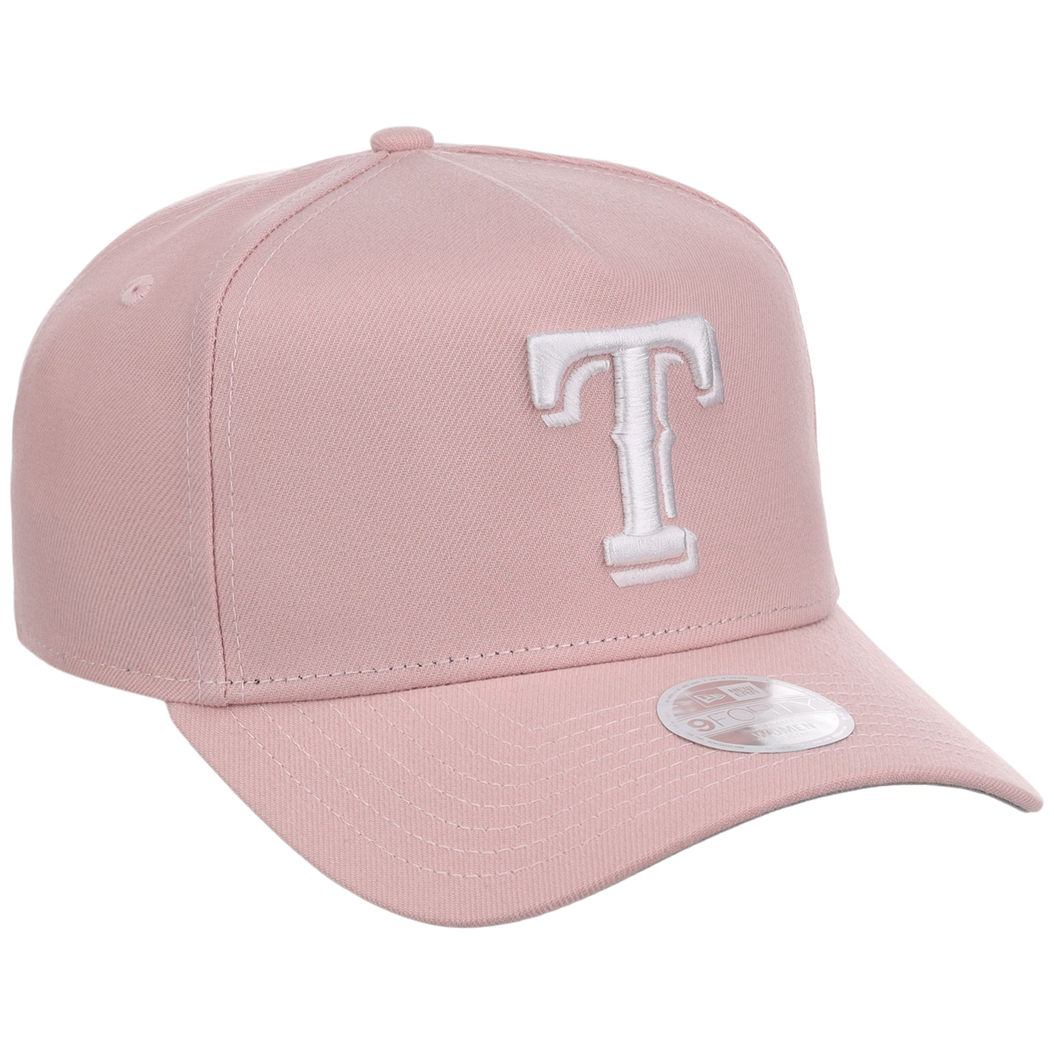 Texas Rangers Women's New Era 9FORTY Pink A-Frame