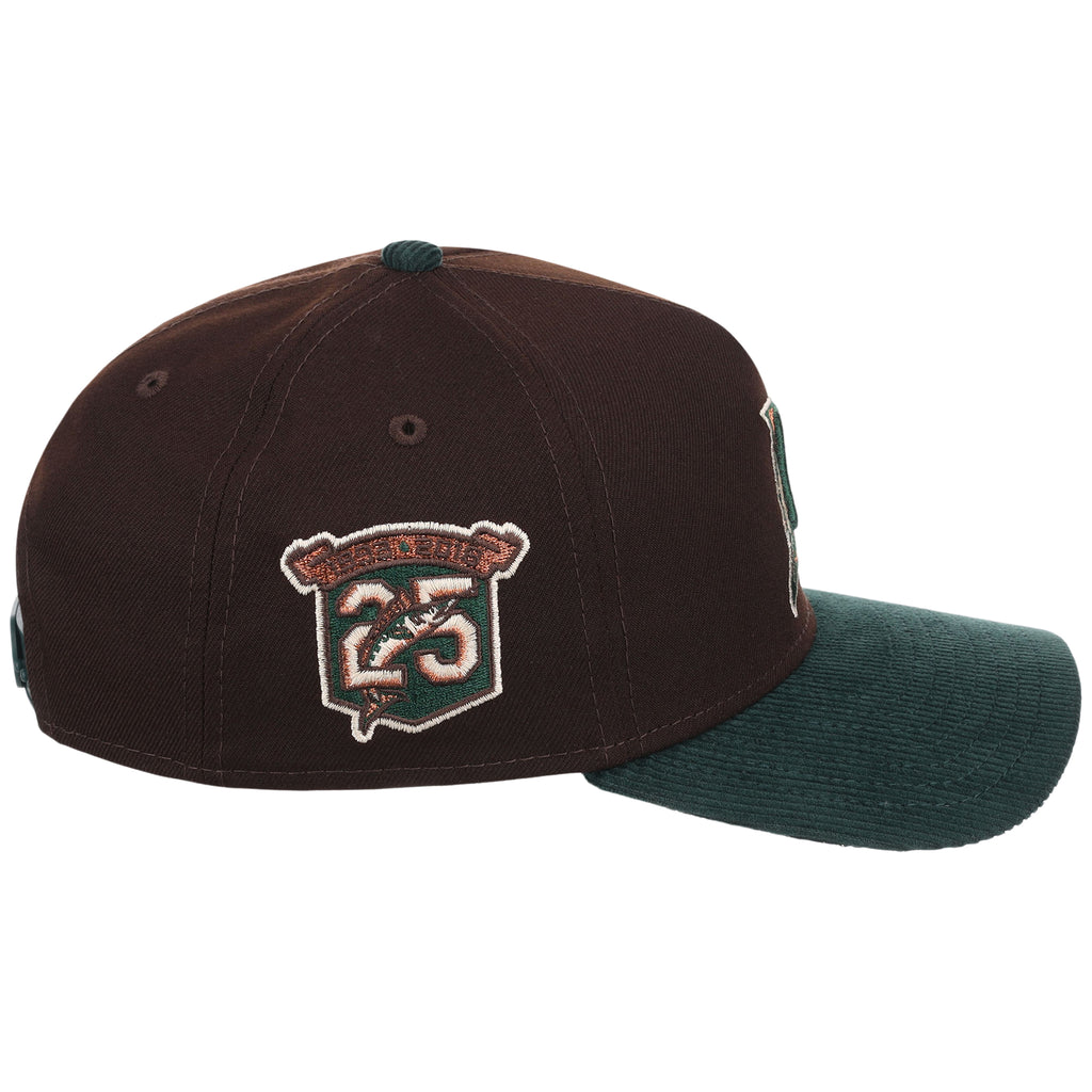 Florida Marlins MLB Forest Ember New Era 9FORTY A-Frame