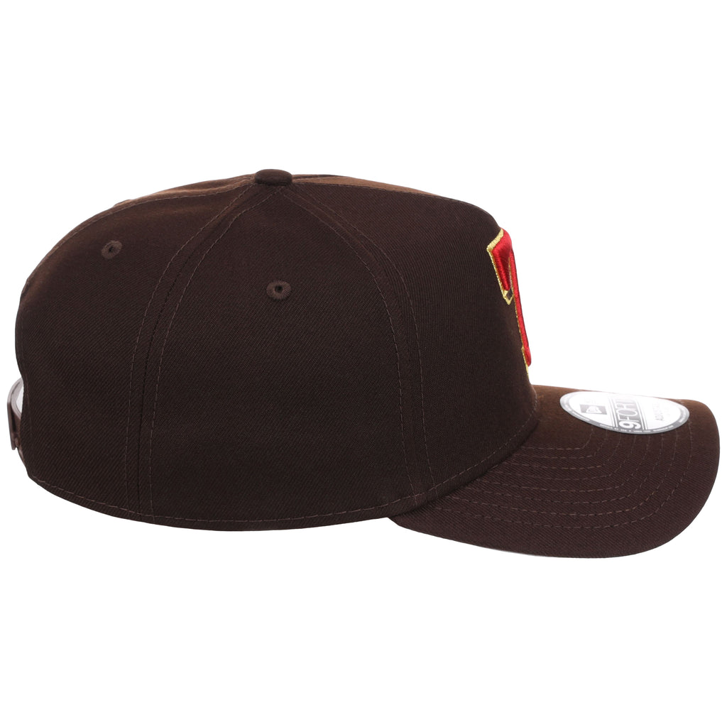 Texas Rangers MLB Burnt Wood FASHION CORE New Era 9FORTY A-Frame