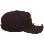 Texas Rangers MLB Burnt Wood FASHION CORE New Era 9FORTY A-Frame