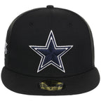 Dallas Cowboys NFL Black Dome New Era 59FIFTY