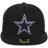Dallas Cowboys NFL Black Dome New Era 59FIFTY