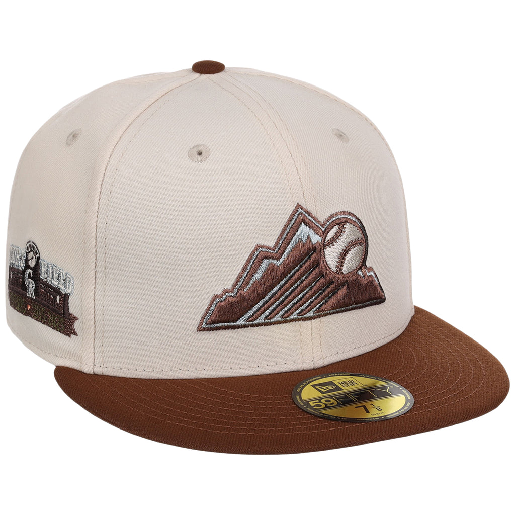 Colorado Rockies MLB Auburn Cream New Era 59FIFTY