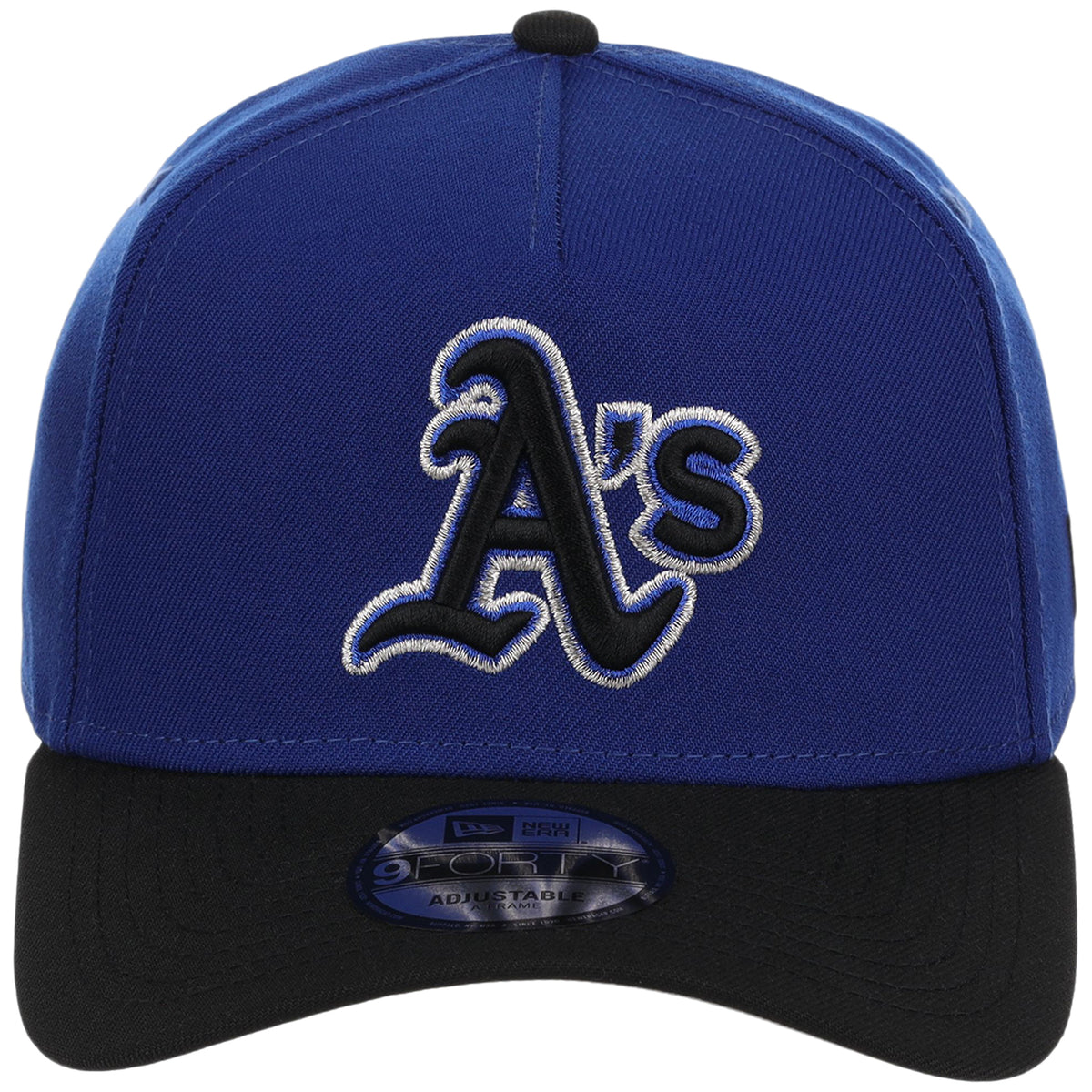 Oakland Athletics MLB Royal x Black FASHION CORE New Era 9FORTY A-Frame