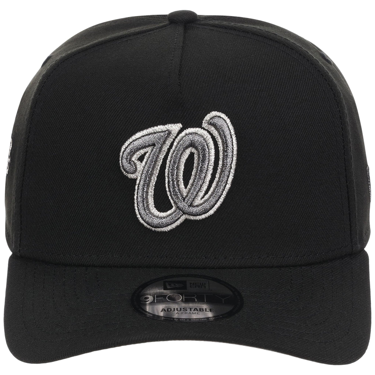 Washington Nationals MLB Liquid Titanium New Era 9FORTY A-Frame