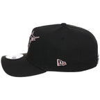 Miami Marlins MLB Black x Pink FASHION CORE New Era 9FORTY A-Frame