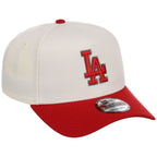 Los Angeles Dodgers MLB Chrome x Red FASHION CORE New Era 9FORTY A-Frame
