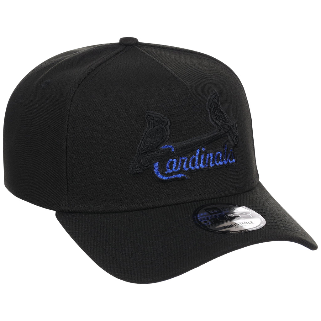 St. Louis Cardinals MLB Black x Royal FASHION CORE New Era 9FORTY A-Frame
