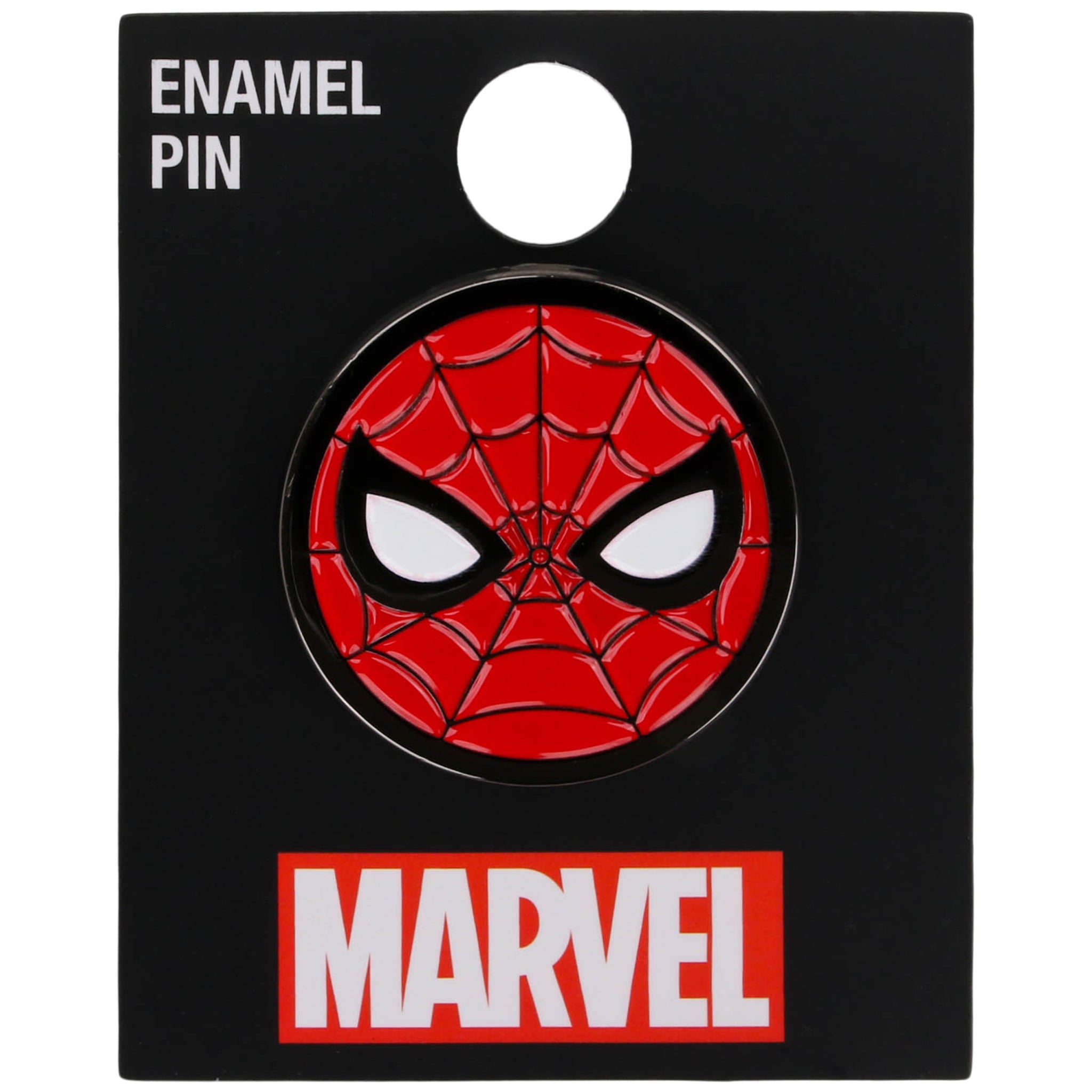 Spider-Man Face Icon Pin