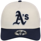 Oakland Athletics MLB Chrome x Navy FASHION CORE New Era 9FORTY A-Frame