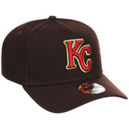 Kansas City Royals MLB Burnt Wood FASHION CORE New Era 9FORTY A-Frame