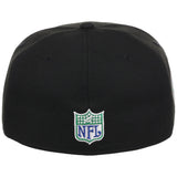 Seattle Seahawks NFL Black Dome New Era 59FIFTY