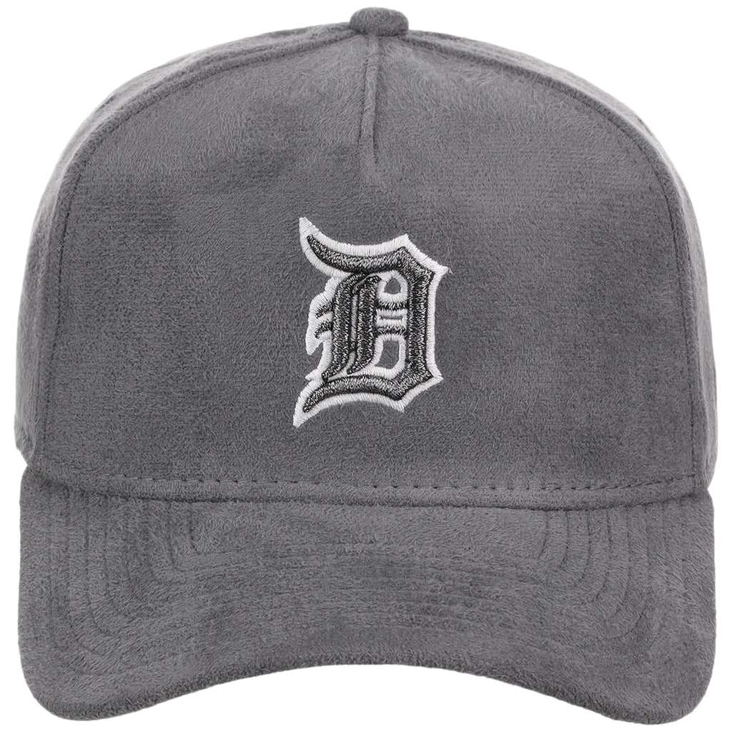Detroit Tigers MLB Gray x Suede FASHION CORE New Era 9FORTY A-Frame