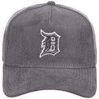 Detroit Tigers MLB Gray x Suede FASHION CORE New Era 9FORTY A-Frame