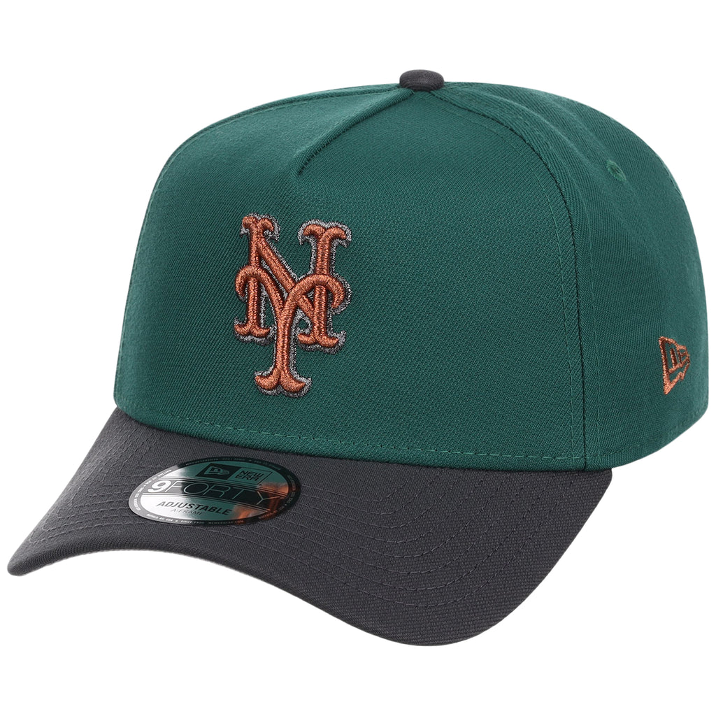 New York Mets MLB Emerald Graphite New Era 9FORTY