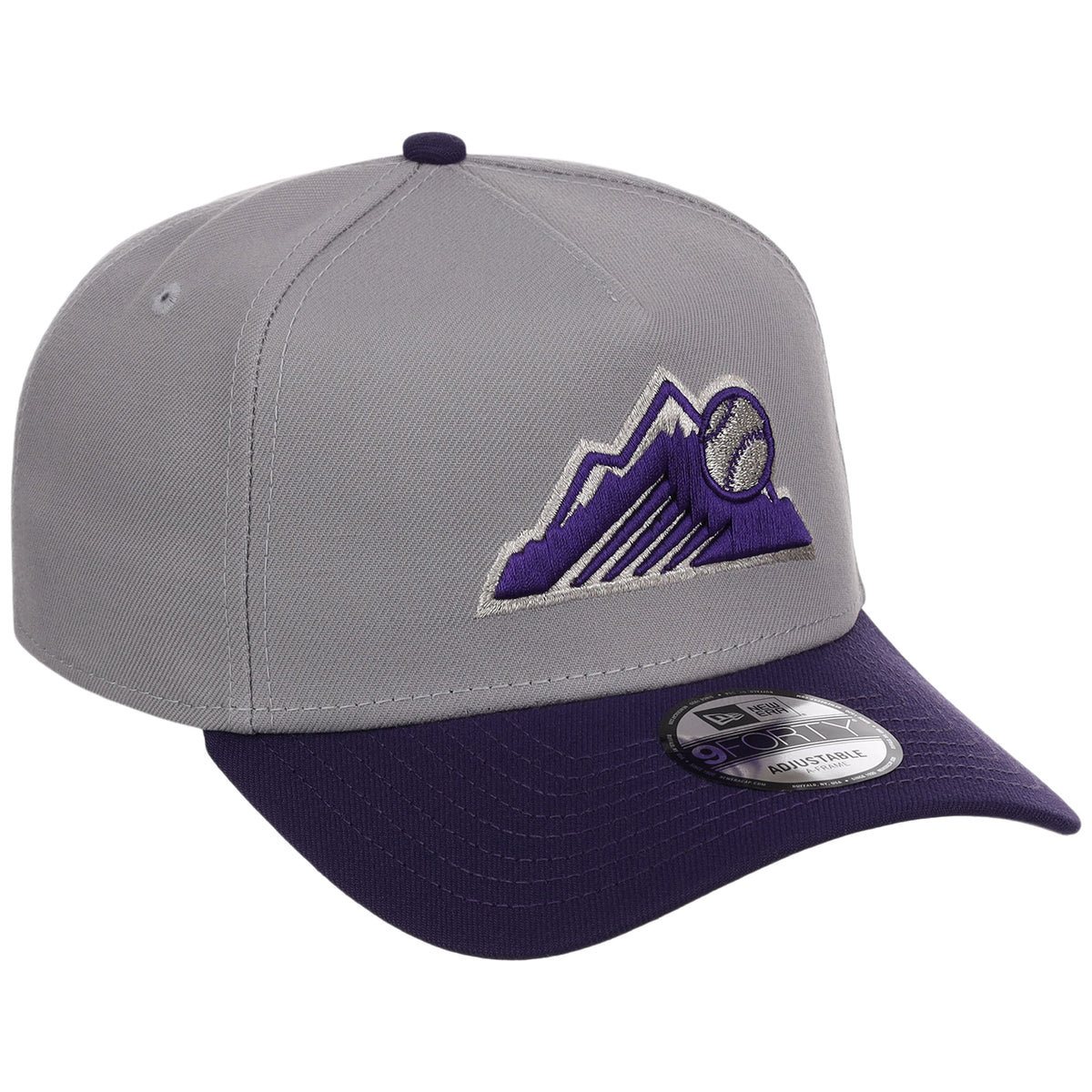 Colorado Rockies MLB Gray OTC FASHION CORE New Era 9FORTY A-Frame